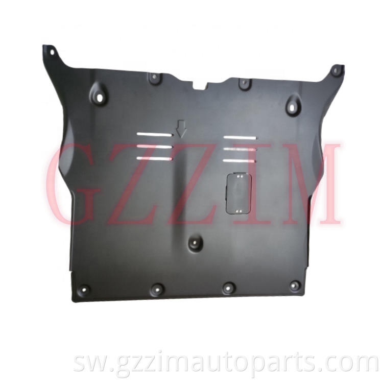 Aluminium alloy mbele skid sahani injini mlinzi mlinzi kifuniko undershield bumper skid sahani kwa Tesla Model 3 2017-2019